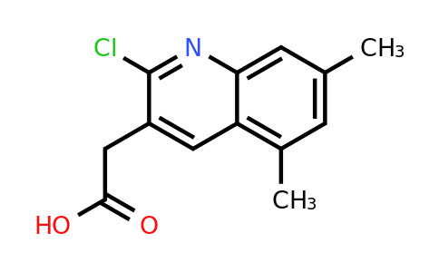 CAS 1779132-72-7 | 2-(2-Chloro-5,7-dimethylquinolin-3-yl)acetic acid