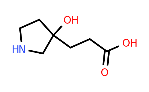 CAS 1779417-94-5 | 3-(3-hydroxypyrrolidin-3-yl)propanoic acid