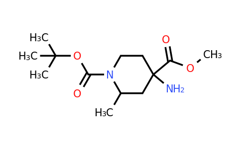 CAS 1779454-27-1 | 1-tert-butyl 4-methyl 4-amino-2-methylpiperidine-1,4-dicarboxylate