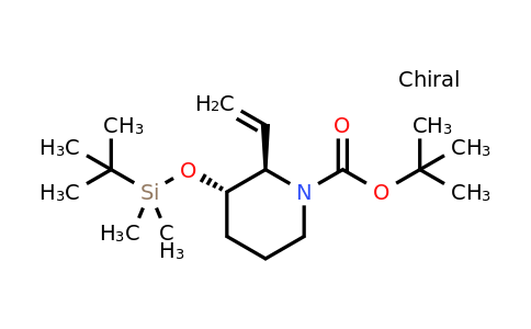 CAS 1779500-78-5 | tert-butyl (2R,3S)-3-[tert-butyl(dimethyl)silyl]oxy-2-vinyl-piperidine-1-carboxylate