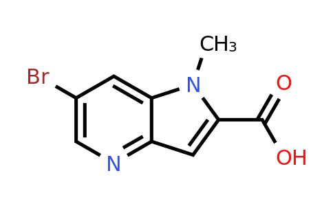 CAS 1779899-04-5 | 6-bromo-1-methyl-1H-pyrrolo[3,2-b]pyridine-2-carboxylic acid