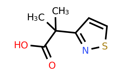 CAS 1779983-34-4 | 2-methyl-2-(1,2-thiazol-3-yl)propanoic acid