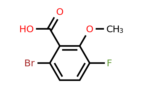CAS 1780197-82-1 | 6-bromo-3-fluoro-2-methoxybenzoic acid