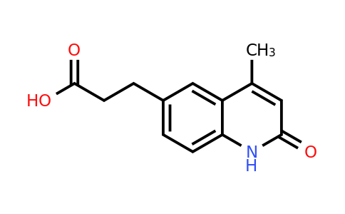 CAS 1780199-05-4 | 3-(4-Methyl-2-oxo-1,2-dihydroquinolin-6-yl)propanoic acid
