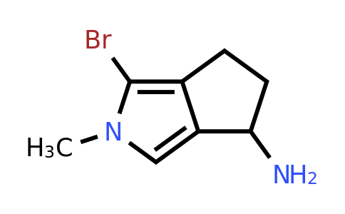 CAS 1780283-66-0 | 3-bromo-2-methyl-5,6-dihydro-4H-cyclopenta[c]pyrrol-6-amine