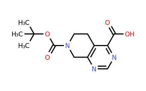 CAS 1780329-47-6 | 7-[(tert-butoxy)carbonyl]-5H,6H,7H,8H-pyrido[3,4-d]pyrimidine-4-carboxylic acid