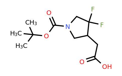 CAS 1780345-54-1 | 2-(1-(tert-Butoxycarbonyl)-4,4-difluoropyrrolidin-3-yl)acetic acid