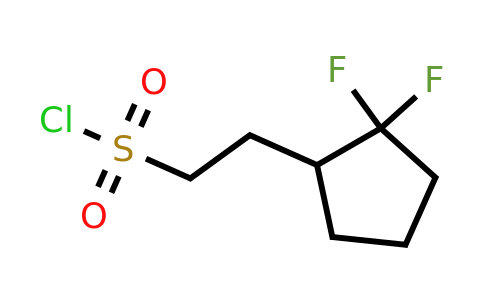 CAS 1780479-64-2 | 2-(2,2-Difluorocyclopentyl)ethane-1-sulfonyl chloride