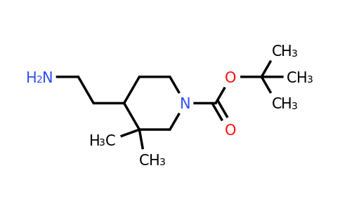 CAS 1780540-76-2 | tert-butyl 4-(2-aminoethyl)-3,3-dimethylpiperidine-1-carboxylate