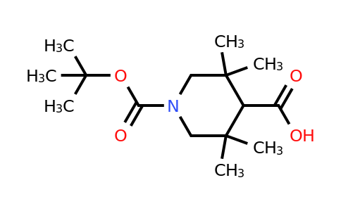 CAS 1780565-88-9 | 1-[(tert-butoxy)carbonyl]-3,3,5,5-tetramethylpiperidine-4-carboxylic acid