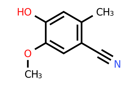 CAS 1780743-22-7 | 4-hydroxy-5-methoxy-2-methylbenzonitrile