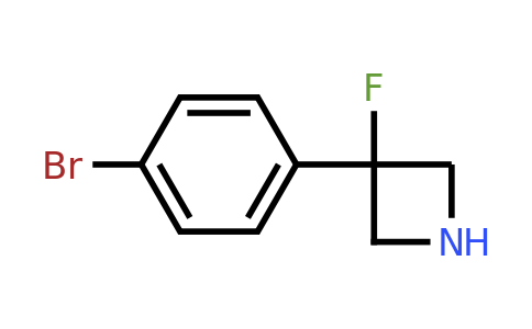 CAS 1780825-67-3 | 3-(4-bromophenyl)-3-fluoroazetidine