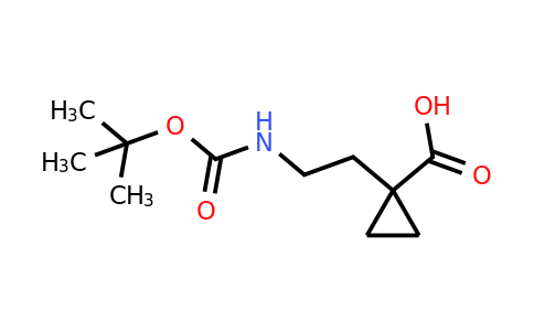 CAS 1780876-37-0 | 1-[2-(tert-butoxycarbonylamino)ethyl]cyclopropanecarboxylic acid