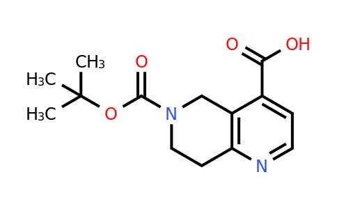 CAS 1780910-04-4 | 6-[(tert-butoxy)carbonyl]-5,6,7,8-tetrahydro-1,6-naphthyridine-4-carboxylic acid