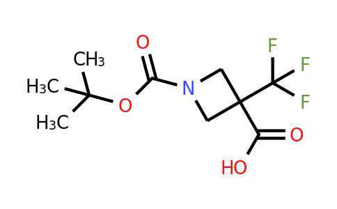 CAS 1781010-80-7 | 1-[(tert-butoxy)carbonyl]-3-(trifluoromethyl)azetidine-3-carboxylic acid
