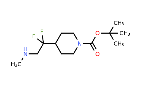 CAS 1781036-19-8 | tert-butyl 4-[1,1-difluoro-2-(methylamino)ethyl]piperidine-1-carboxylate