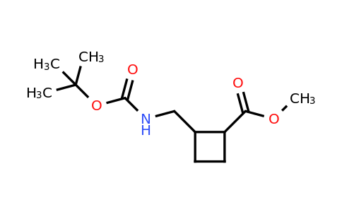 CAS 1781110-41-5 | methyl 2-[(tert-butoxycarbonylamino)methyl]cyclobutanecarboxylate