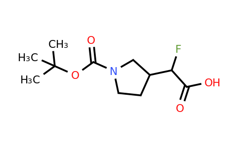 CAS 1781164-79-1 | 2-{1-[(tert-butoxy)carbonyl]pyrrolidin-3-yl}-2-fluoroacetic acid