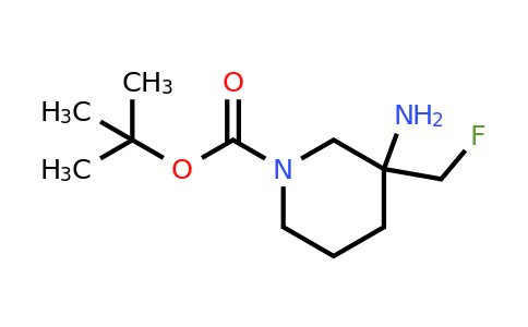 CAS 1781213-85-1 | tert-butyl 3-amino-3-(fluoromethyl)piperidine-1-carboxylate