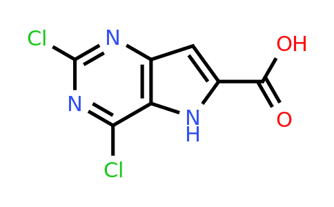 CAS 1781241-35-7 | 2,4-dichloro-5H-pyrrolo[3,2-d]pyrimidine-6-carboxylic acid