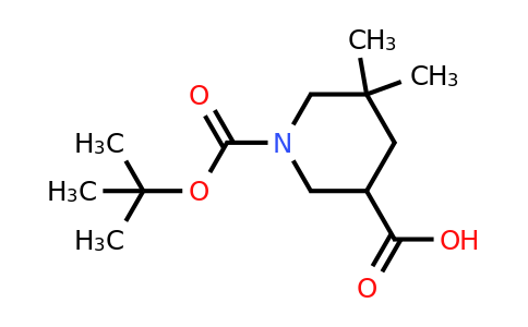CAS 1781347-99-6 | 1-tert-butoxycarbonyl-5,5-dimethyl-piperidine-3-carboxylic acid
