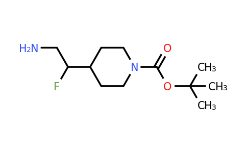 CAS 1781380-67-3 | tert-butyl 4-(2-amino-1-fluoroethyl)piperidine-1-carboxylate
