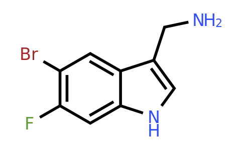 CAS 1781561-74-7 | (5-bromo-6-fluoro-1H-indol-3-yl)methanamine