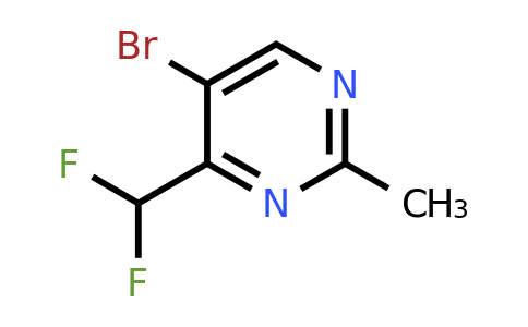 CAS 1781611-97-9 | 5-bromo-4-(difluoromethyl)-2-methyl-pyrimidine