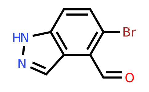 CAS 1781621-53-1 | 5-bromo-1H-indazole-4-carbaldehyde