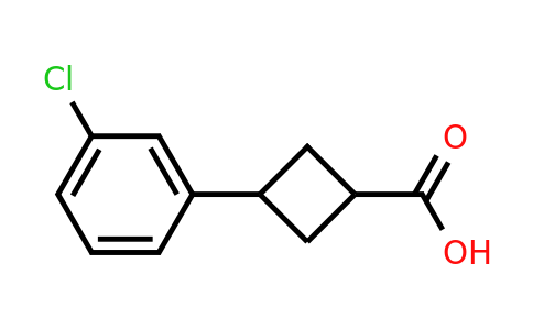 CAS 1781632-91-4 | 3-(3-chlorophenyl)cyclobutanecarboxylic acid
