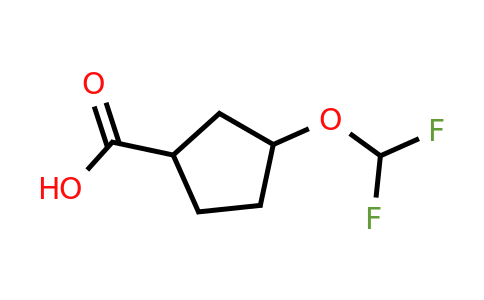 CAS 1781642-22-5 | 3-(difluoromethoxy)cyclopentane-1-carboxylic acid