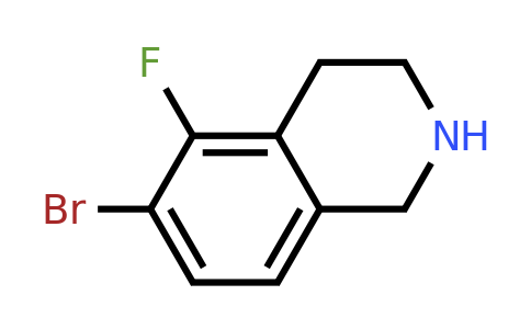 CAS 1781658-50-1 | 6-bromo-5-fluoro-1,2,3,4-tetrahydroisoquinoline