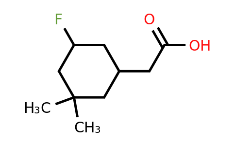 CAS 1781661-65-1 | 2-(5-fluoro-3,3-dimethylcyclohexyl)acetic acid