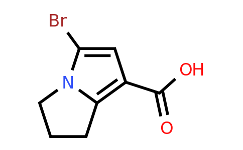 CAS 1781708-89-1 | 5-Bromo-2,3-dihydro-1H-pyrrolizine-7-carboxylic acid
