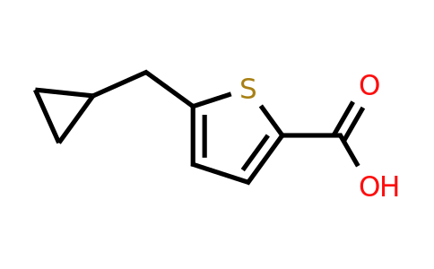 CAS 1781767-22-3 | 5-(Cyclopropylmethyl)thiophene-2-carboxylic acid
