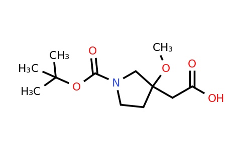 CAS 1781799-84-5 | 2-{1-[(tert-butoxy)carbonyl]-3-methoxypyrrolidin-3-yl}acetic acid