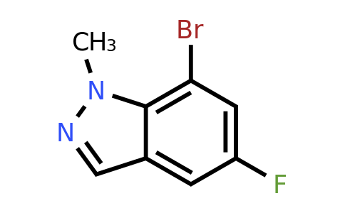 CAS 1781864-19-4 | 7-bromo-5-fluoro-1-methyl-1H-indazole