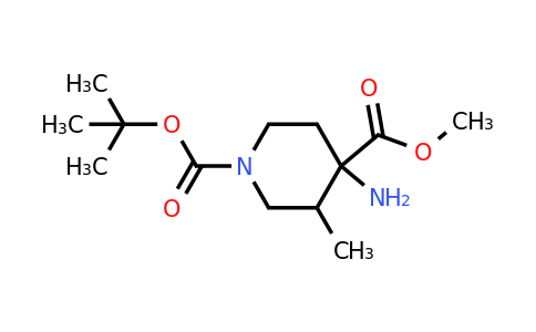 CAS 1781885-85-5 | 1-tert-butyl 4-methyl 4-amino-3-methylpiperidine-1,4-dicarboxylate