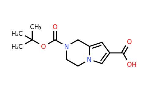 CAS 1782248-68-3 | 2-tert-butoxycarbonyl-3,4-dihydro-1H-pyrrolo[1,2-a]pyrazine-7-carboxylic acid