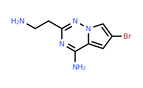 CAS 1782425-49-3 | 2-(2-aminoethyl)-6-bromopyrrolo[2,1-f][1,2,4]triazin-4-amine