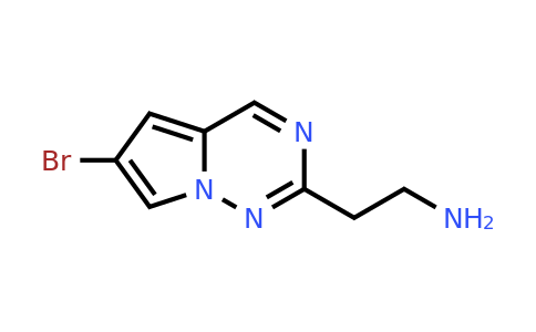 CAS 1782425-53-9 | 2-{6-bromopyrrolo[2,1-f][1,2,4]triazin-2-yl}ethan-1-amine
