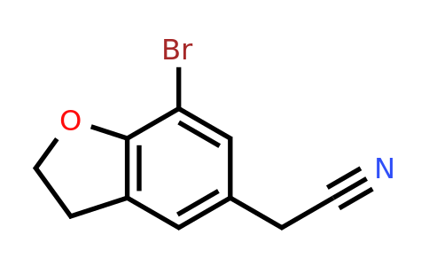 CAS 1782457-66-2 | 2-(7-Bromo-2,3-dihydro-1-benzofuran-5-yl)acetonitrile