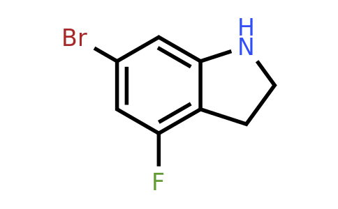 CAS 1782612-43-4 | 6-bromo-4-fluoro-2,3-dihydro-1H-indole