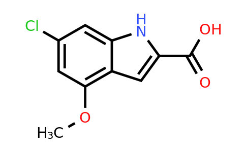 CAS 1782640-77-0 | 6-chloro-4-methoxy-1H-indole-2-carboxylic acid