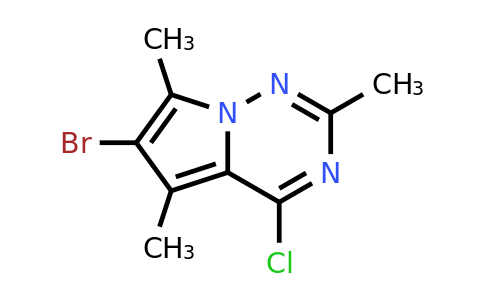 CAS 1782781-94-5 | 6-bromo-4-chloro-2,5,7-trimethylpyrrolo[2,1-f][1,2,4]triazine