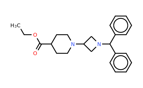 CAS 178311-90-5 | 4-Piperidinecarboxylic acid,1-[1-(diphenylmethyl)-3-azetidinyl]-,ethyl ester