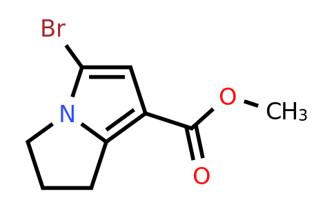 CAS 1783330-05-1 | Methyl 5-bromo-2,3-dihydro-1H-pyrrolizine-7-carboxylate