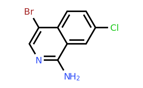 CAS 1783394-01-3 | 4-Bromo-7-chloroisoquinolin-1-amine