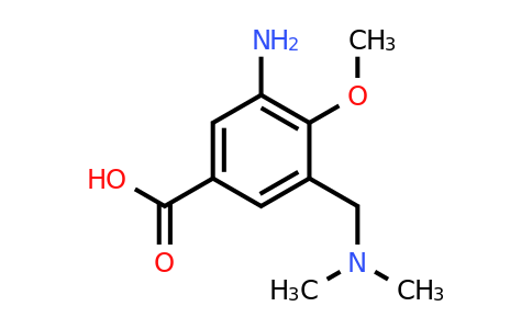 CAS 1783597-57-8 | 3-Amino-5-((dimethylamino)methyl)-4-methoxybenzoic acid
