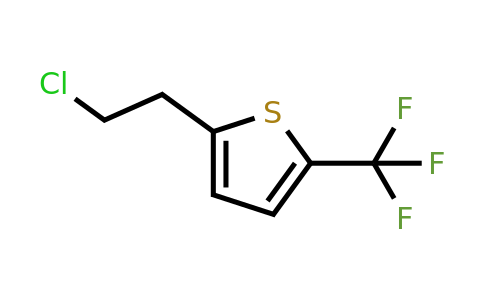 CAS 178369-84-1 | 2-(2-Chloroethyl)-5-(trifluoromethyl)thiophene